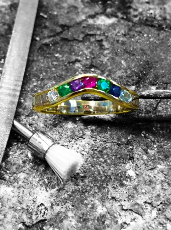 Multi Remounted Diamond Ring