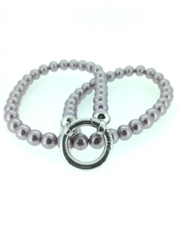 Zinzi Ladies Sale Silver Jewellery - Purple Bead Silver Lock Necklace - Zic401p Zi355